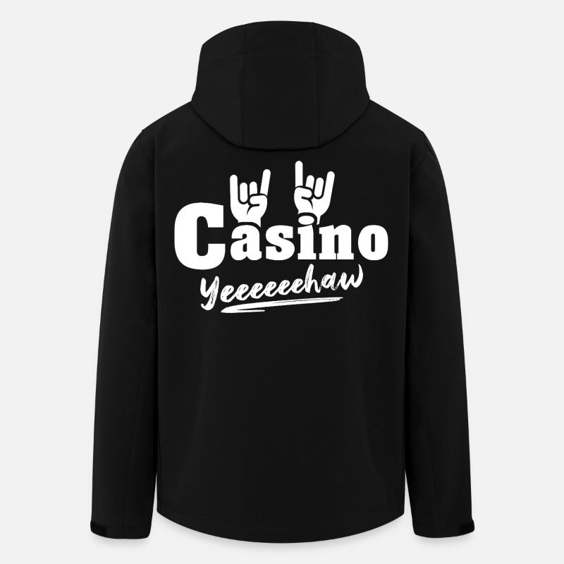 Casino Glücksspiel - Recycelte Männer Softshell-Jacke von Stanley/Stella - Schwarz