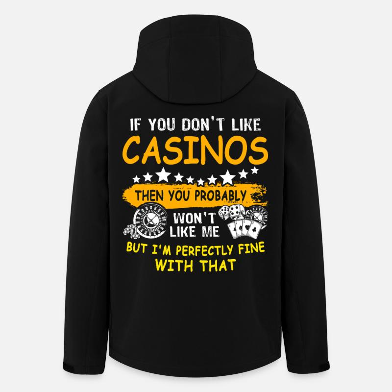 Jeu Casino Casino - Veste softshell homme en polyester recyclé Stanley/Stella - noir