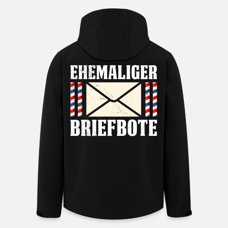 Briefträger EHEMALIGER BRIEFBOTE Lustiges - Recycelte Männer Softshell-Jacke von Stanley/Stella - Schwarz