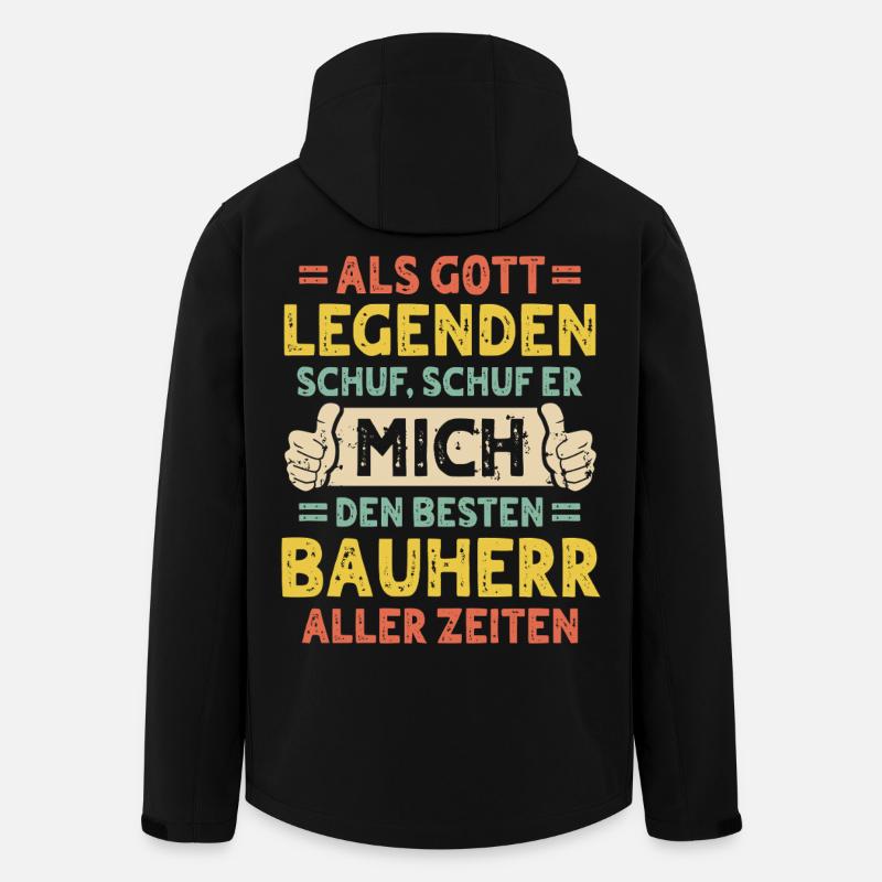 client - Men’s Recycled Softshell Jacket by Stanley/Stella - black