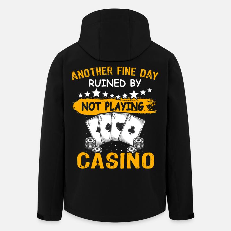 Casino Casinospiel - Recycelte Männer Softshell-Jacke von Stanley/Stella - Schwarz