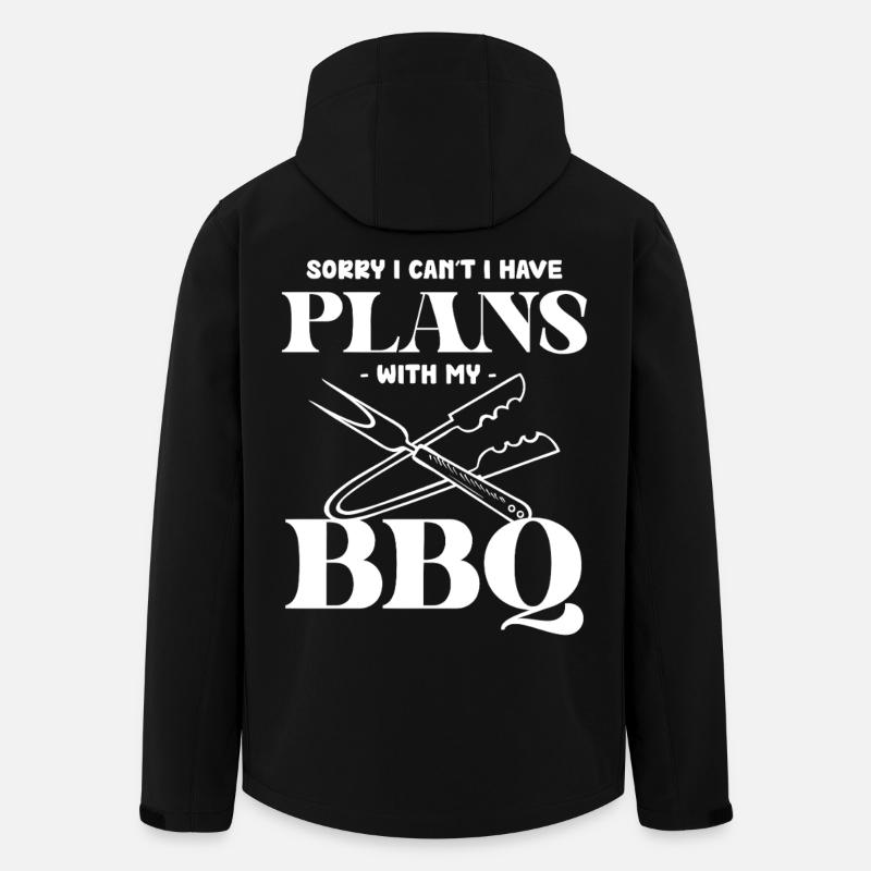 BBQ Pläne: Grillabend Ausrede - Recycelte Männer Softshell-Jacke von Stanley/Stella - Schwarz