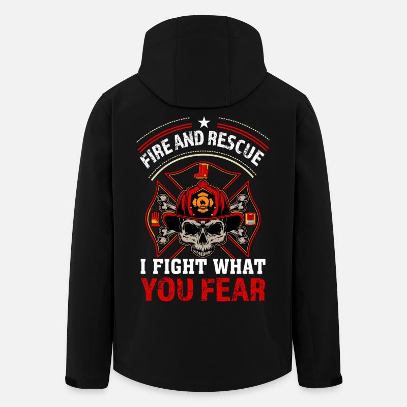 Fire brigade - Men’s Recycled Softshell Jacket by Stanley/Stella - black