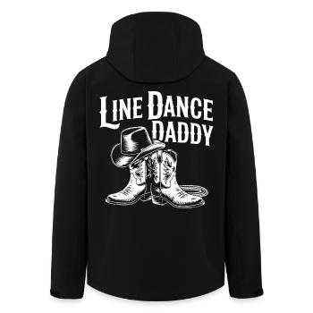 Line Dance Daddy Western Boots - Men’s Recycled Softshell Jacket by Stanley/Stella - black - Back - AI Model Male 185 light (185cm)