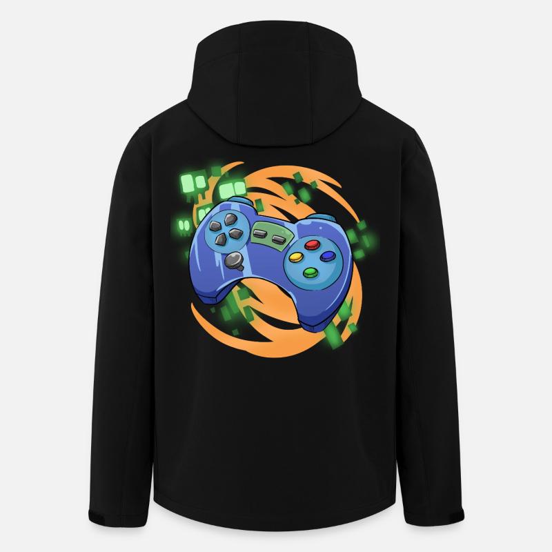 Gamer Gaming - Recycelte Männer Softshell-Jacke von Stanley/Stella - Schwarz