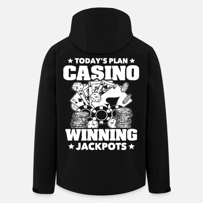 Casino Casinospiel - Recycelte Männer Softshell-Jacke von Stanley/Stella - Schwarz