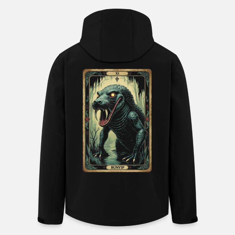 Bunyip Mythological Creatures - Men’s Recycled Softshell Jacket by Stanley/Stella - black