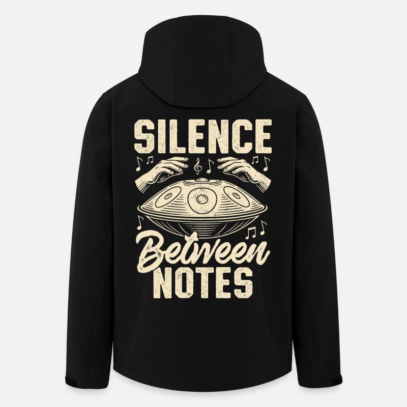 Silence Between Notes - Men’s Recycled Softshell Jacket by Stanley/Stella - black