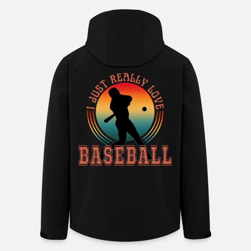 J’ADORE VRAIMENT LE BASEBALL - Veste softshell homme en polyester recyclé Stanley/Stella - noir