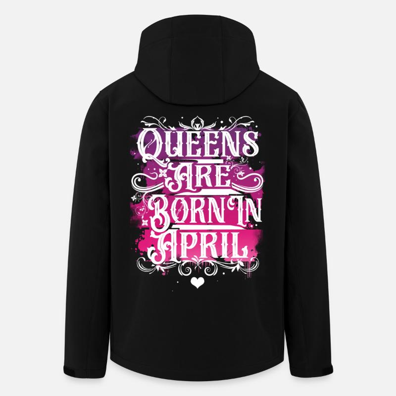 Reine de l’anniversaire d’avril - Veste softshell homme en polyester recyclé Stanley/Stella - noir