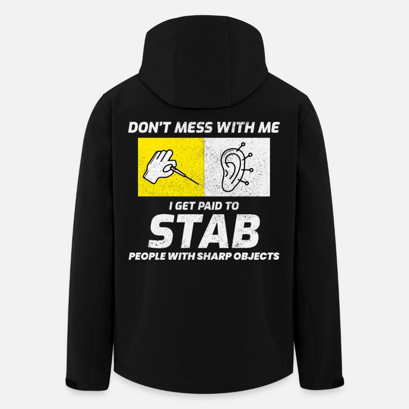 Licensed TCM Practitioner Expert Needling - Men’s Recycled Softshell Jacket by Stanley/Stella - black