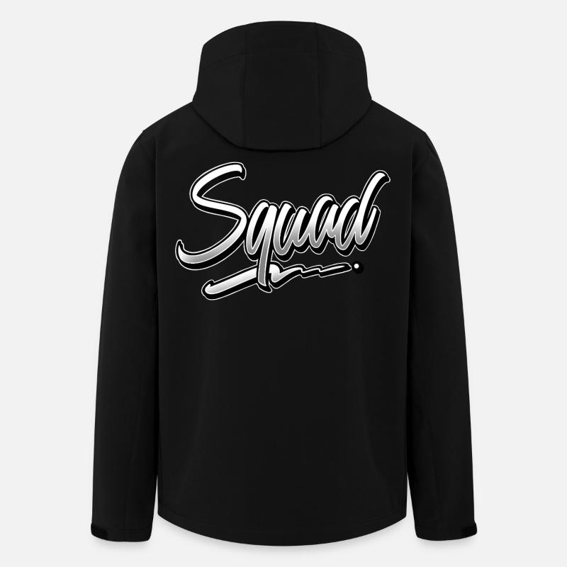 Squad - Recycelte Männer Softshell-Jacke von Stanley/Stella - Schwarz