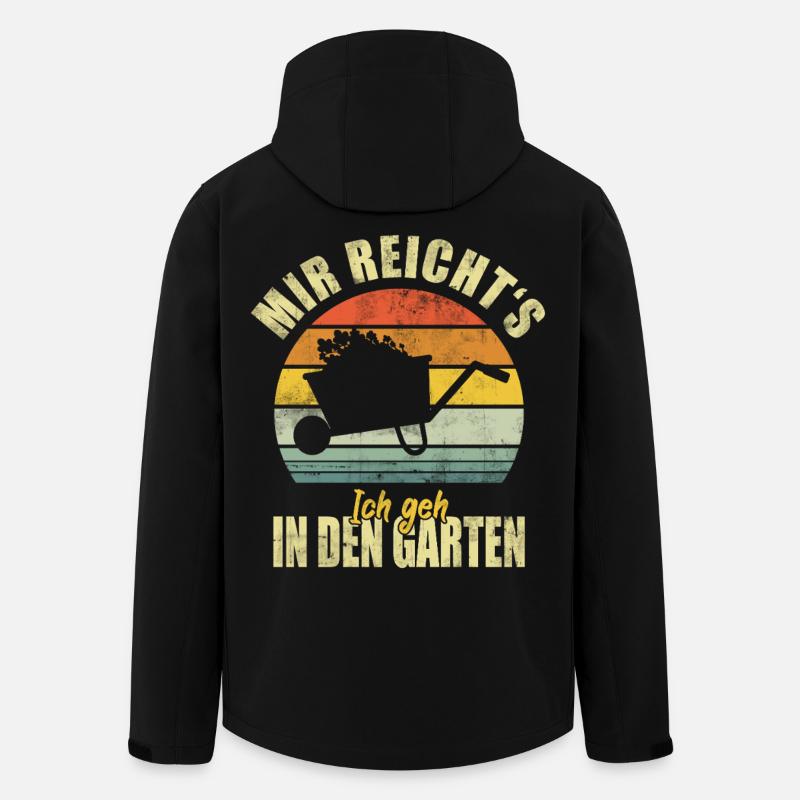 Garten Gärtner Gartenarbeit Lustiger Spruch - Recycelte Männer Softshell-Jacke von Stanley/Stella - Schwarz