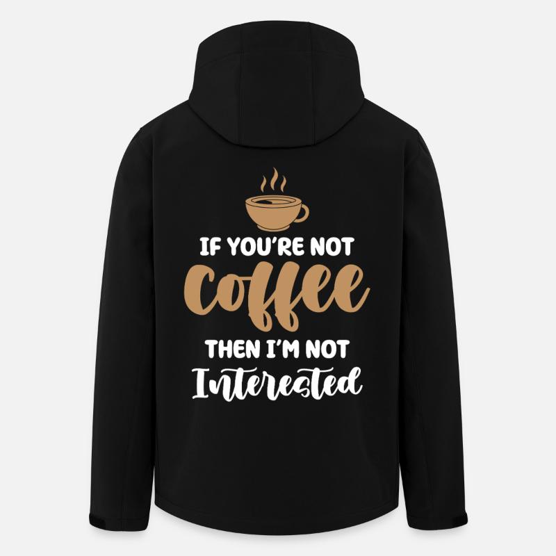 Coffee or no interest - Men’s Recycled Softshell Jacket by Stanley/Stella - black