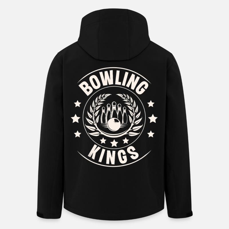 Bowling - Men’s Recycled Softshell Jacket by Stanley/Stella - black