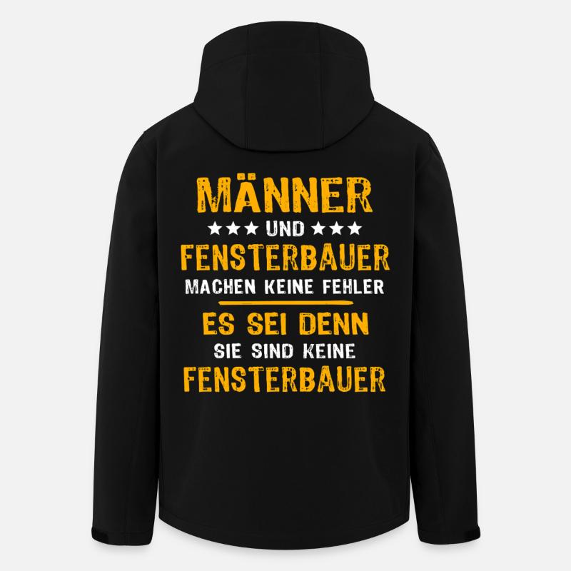 Tontechniker Spruch - Recycelte Männer Softshell-Jacke von Stanley/Stella - Schwarz