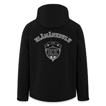 L’École de la Vie - Veste softshell homme en polyester recyclé Stanley/Stella - noir - Dos - AI Model Male 185 light (185cm)