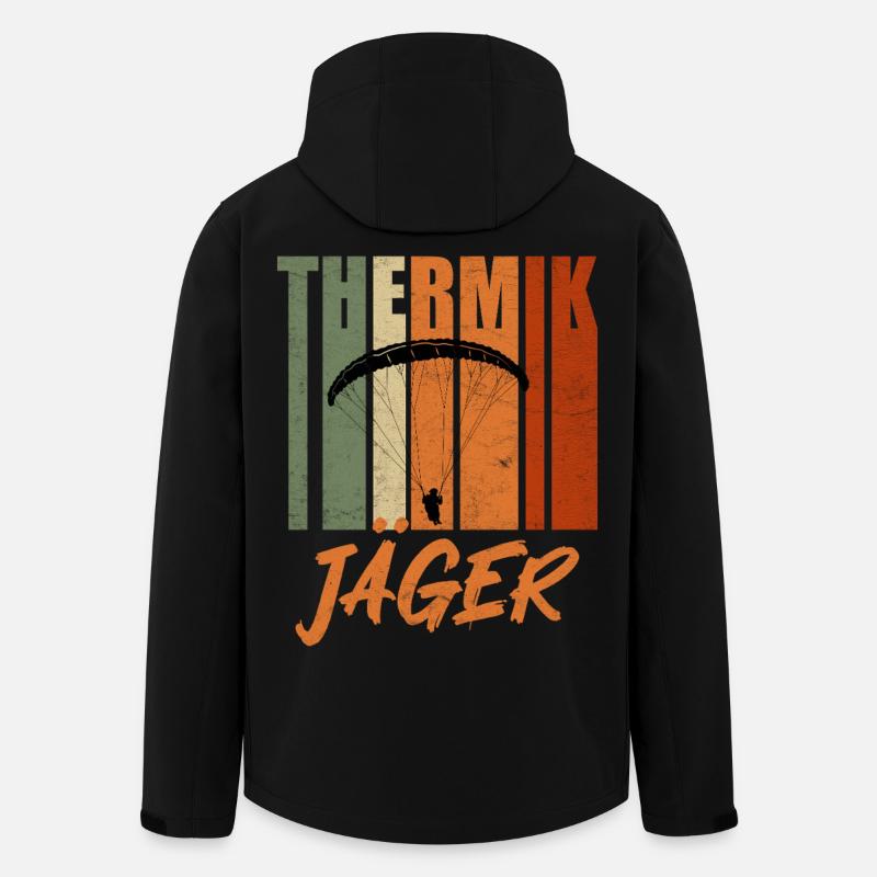 Paragliding THERIK JÄGER Fun - Men’s Recycled Softshell Jacket by Stanley/Stella - black