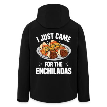 Costume d’enchiladas cuisine mexicaine pour gourmets mexicains - Veste softshell homme en polyester recyclé Stanley/Stella - noir - Dos - AI Model Male 185 light (185cm)