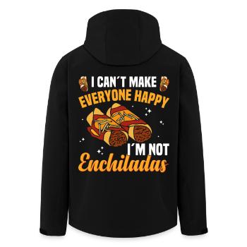 Enchilada Lover Mexikanische Küche Speisegericht - Recycelte Männer Softshell-Jacke von Stanley/Stella - Schwarz - Hinten - AI Model Male 185 light (185cm)