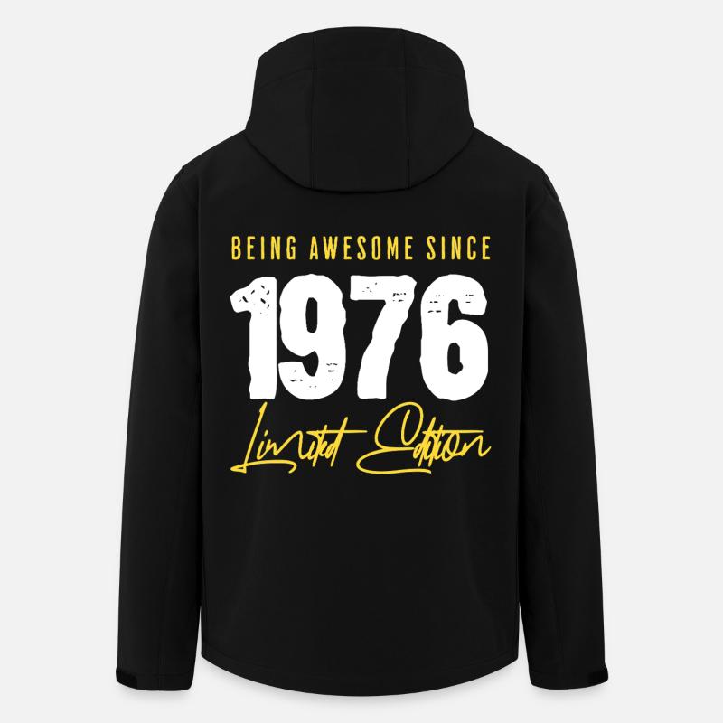 50e anniversaire 1976 - Veste softshell homme en polyester recyclé Stanley/Stella - noir