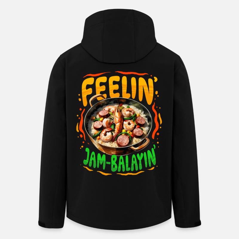 Jambalaya Feelin Jam-Balayin - Recycelte Männer Softshell-Jacke von Stanley/Stella - Schwarz