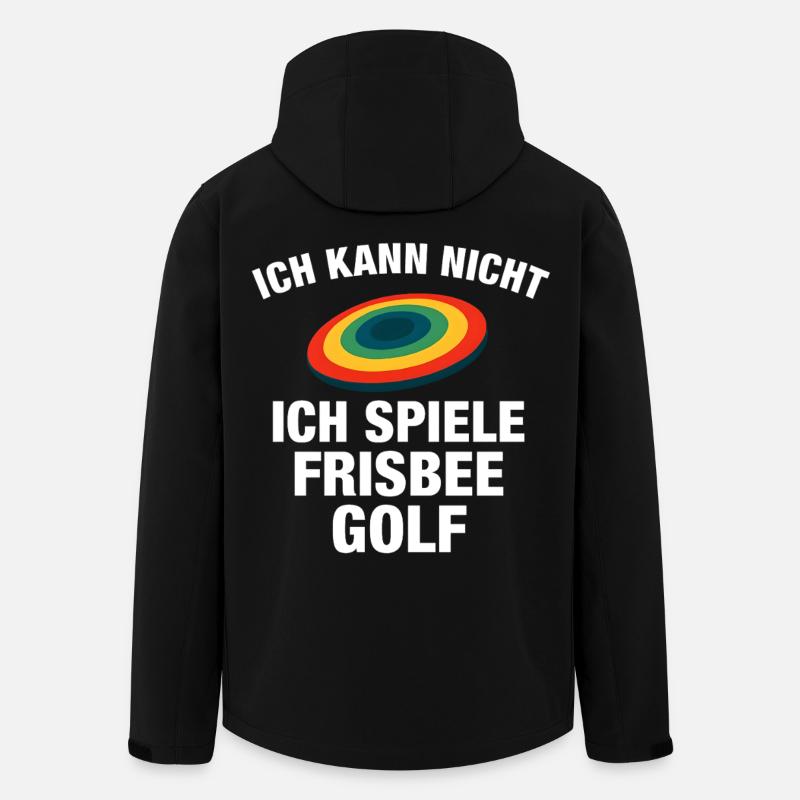 Frisbee Golf Excuse - Veste softshell homme en polyester recyclé Stanley/Stella - noir