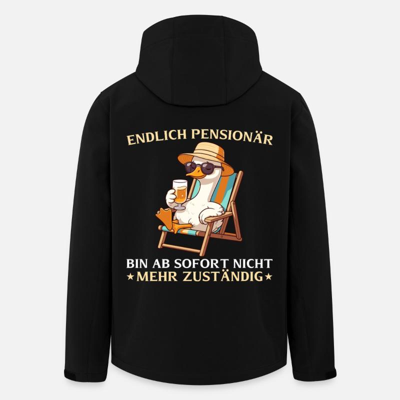 Gans retraité - Plus responsable Adieu - Veste softshell homme en polyester recyclé Stanley/Stella - noir