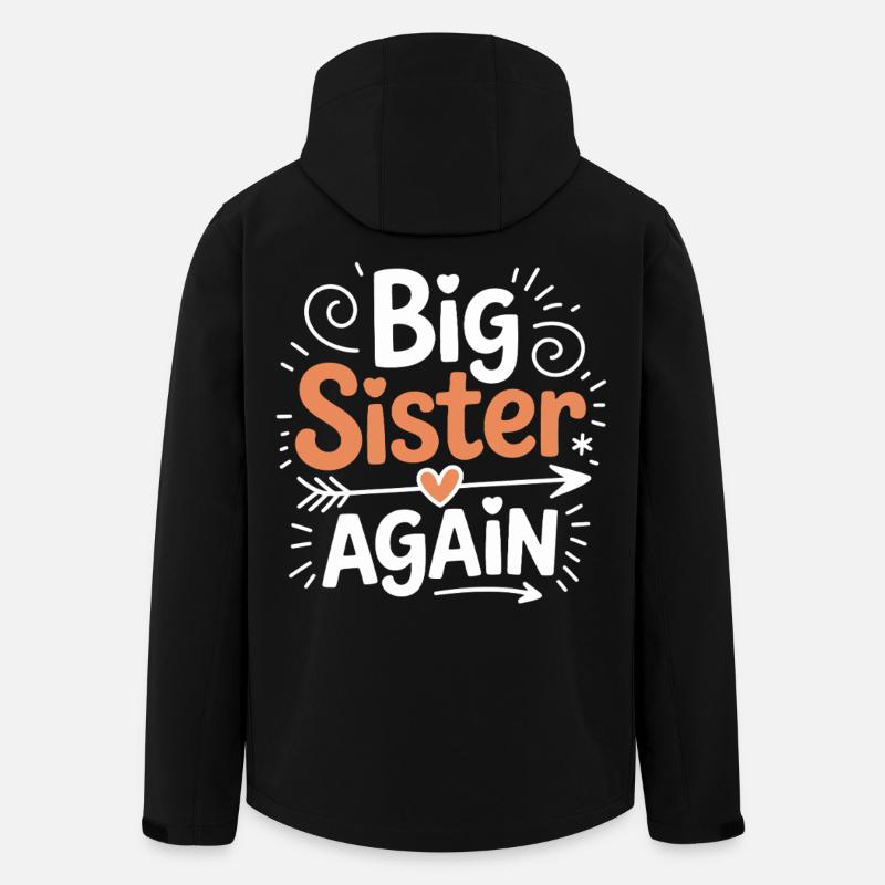 Big sister back - Men’s Recycled Softshell Jacket by Stanley/Stella - black