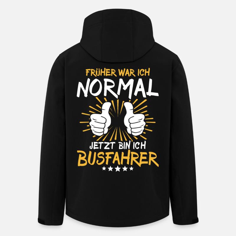 Busfahrer Spruch - Recycelte Männer Softshell-Jacke von Stanley/Stella - Schwarz