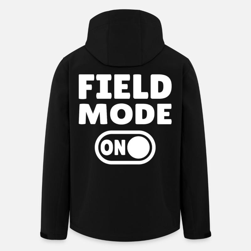 Field Mode ON – Leichtathletik - Recycelte Männer Softshell-Jacke von Stanley/Stella - Schwarz