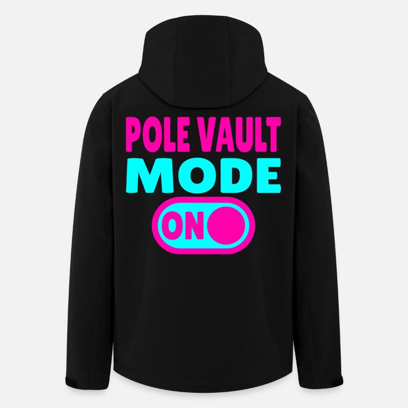 Pole Vault Mode ON – Stabhochsprung - Recycelte Männer Softshell-Jacke von Stanley/Stella - Schwarz
