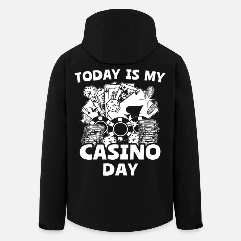 Casino - Recycelte Männer Softshell-Jacke von Stanley/Stella - Schwarz