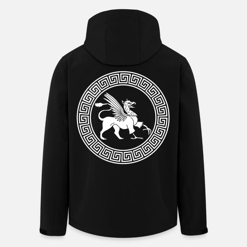 Altes Weißgreif-Symbol - Recycelte Männer Softshell-Jacke von Stanley/Stella - Schwarz