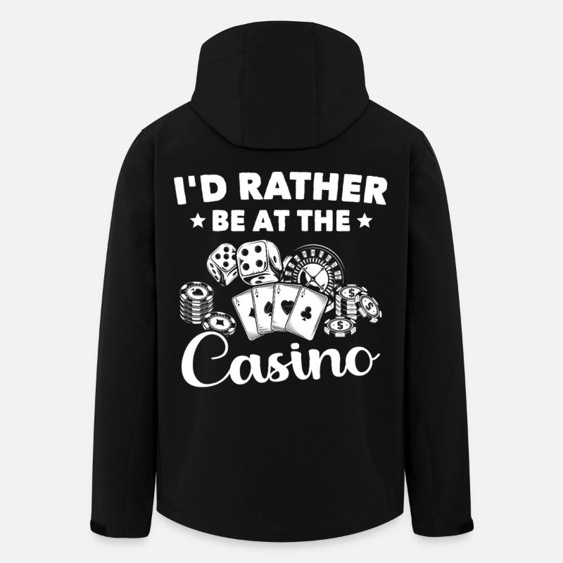 Casino - Recycelte Männer Softshell-Jacke von Stanley/Stella - Schwarz