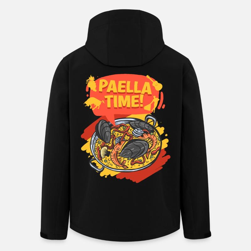 Paella Time - Recycelte Männer Softshell-Jacke von Stanley/Stella - Schwarz