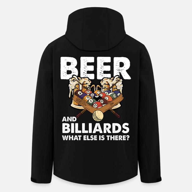 Beer and billiards – game night - Men’s Recycled Softshell Jacket by Stanley/Stella - black