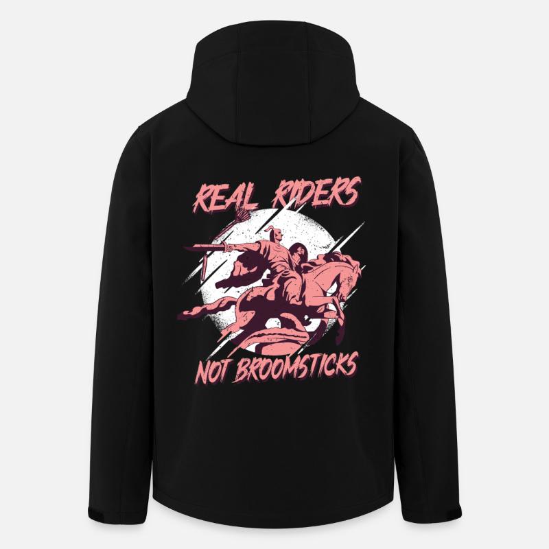 Anti Hobby Horsing - Recycelte Männer Softshell-Jacke von Stanley/Stella - Schwarz