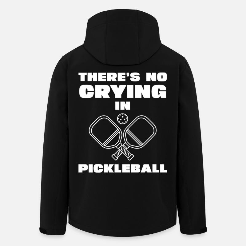 Pas de pleurs au pickleball - Veste softshell homme en polyester recyclé Stanley/Stella - noir