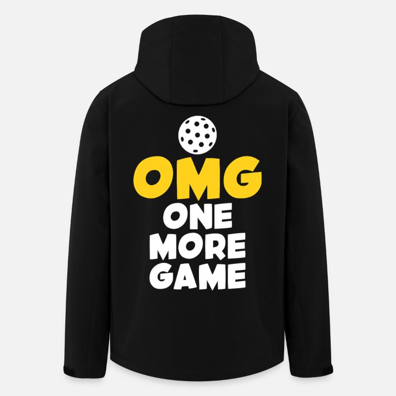 OMG: One more game - Men’s Recycled Softshell Jacket by Stanley/Stella - black