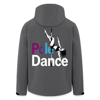 Pole Dance Pole Dancer Graphic Acrobatic Dance - Men’s Recycled Softshell Jacket by Stanley/Stella - black - Back - AI Model Male 185 light (185cm)