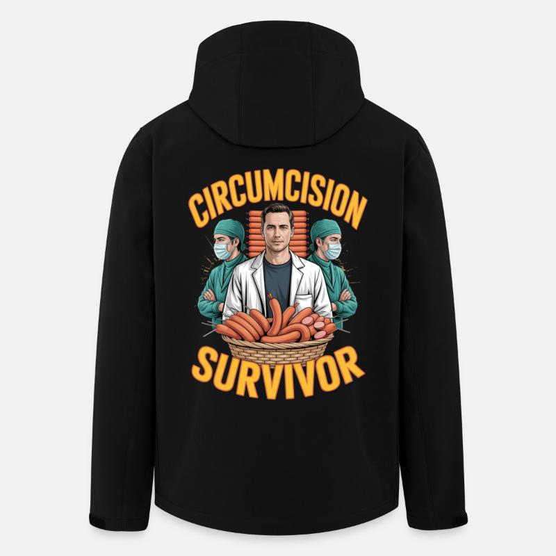 Circumcision Survivor Unwearable Bootleg - Recycelte Männer Softshell-Jacke von Stanley/Stella - Schwarz