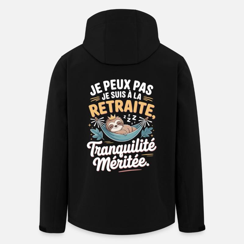 Ich kann nicht. Ich bin im Ruhestand. - Recycelte Männer Softshell-Jacke von Stanley/Stella - Schwarz