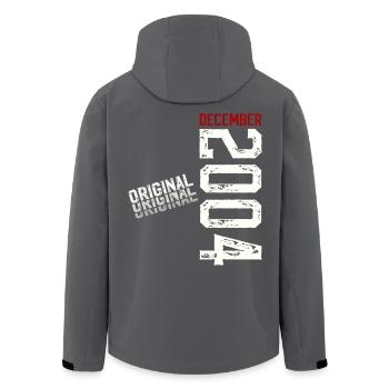 21e anniversaire Original Décembre Volume 2004 - Veste softshell homme en polyester recyclé Stanley/Stella - noir - Dos - AI Model Male 185 light (185cm)