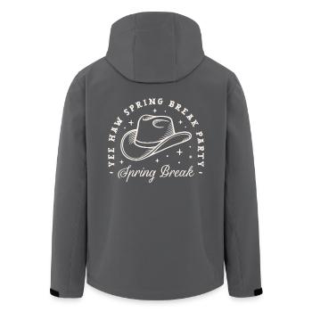 Spring break girls night party cosmic cowgirls - Men’s Recycled Softshell Jacket by Stanley/Stella - black - Back - AI Model Male 185 light (185cm)