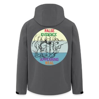 F.E.A.R.   t-shirt - Veste softshell homme en polyester recyclé Stanley/Stella - noir - Dos - AI Model Male 185 light (185cm)