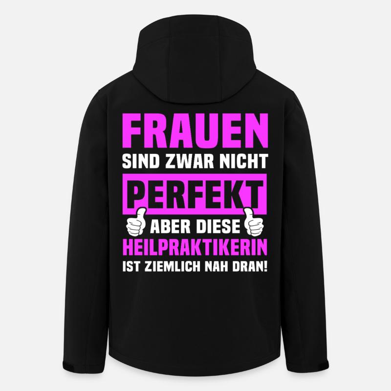 Heilpraktikerin Spruch - Recycelte Männer Softshell-Jacke von Stanley/Stella - Schwarz