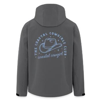 Coastal Cowgirls Club West Coast Blue Ästhetik - Recycelte Männer Softshell-Jacke von Stanley/Stella - Schwarz - Hinten - AI Model Male 185 light (185cm)