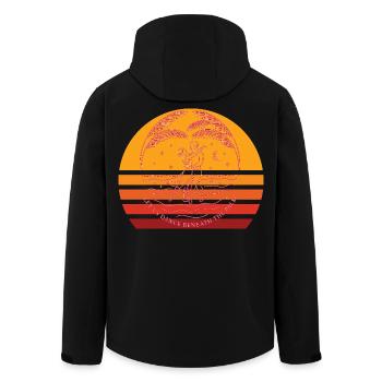 T-shirt Art du couple romantique - Veste softshell homme en polyester recyclé Stanley/Stella - noir - Dos - AI Model Male 185 light (185cm)