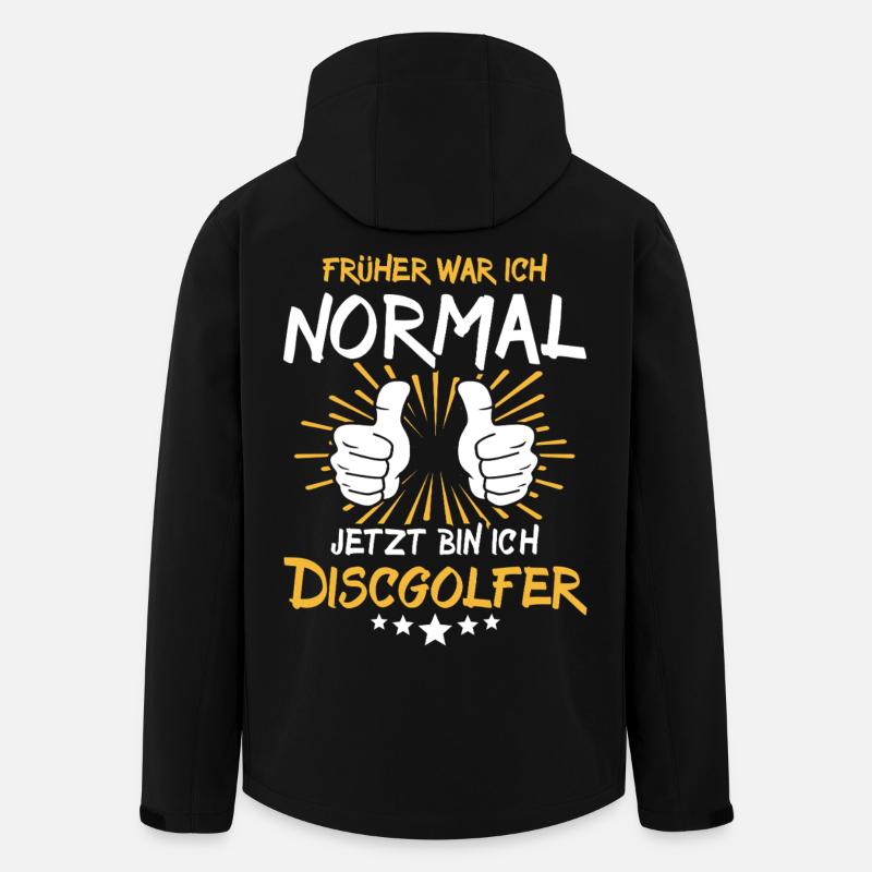 Disc golfer saying - Men’s Recycled Softshell Jacket by Stanley/Stella - black